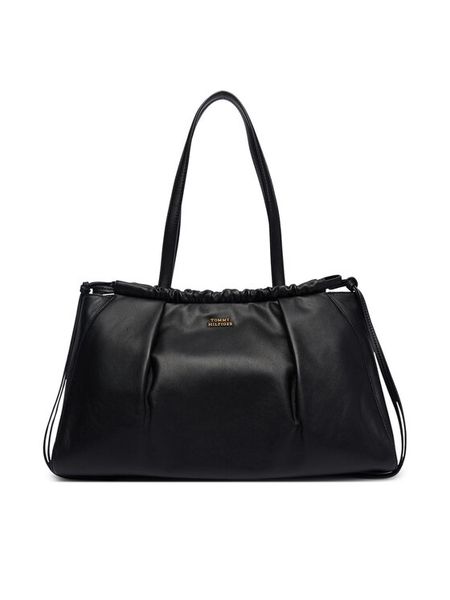 Tommy Hilfiger Torebka AW0AW19223 Czarny. Czarne torebki klasyczne TOMMY HILFIGER, bez wzorów, ze skóry, bez dodatków. Za 1,099.00 zł.