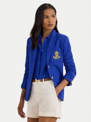 LAUREN RALPH LAUREN Marynarka 200797305032 Niebieski Slim Fit. Niebieskie marynarki i żakiety Lauren Ralph Lauren, xl, bez wzorów, z bawełny. Za 1,499.00 zł.