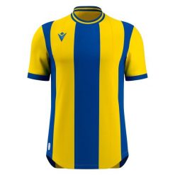 Koszulka Macron Propus Eco. Żółte bluzki Macron, bez wzorów, z materiału, sportowe, bez kołnierzyka, bez ramiączek. Za 232.50 zł.