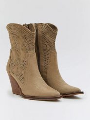 Bellucci Botki w kolorze khaki rozmiar: 36. Brązowe botki Bellucci, bez wzorów, bez obcasa, bez zapięcia. Za 203.95 zł.
