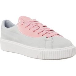 Puma Basket Platform Valentine Grey Dawn. Czerwone trampki Puma, bez wzorów, bez zapięcia. W wyprzedaży za 339.00 zł.