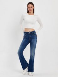 LTB Dżinsy - Regular fit - w kolorze granatowym rozmiar: W25/L30. Niebieskie jeansy LTB, l, z aplikacjami. Za 125.25 zł.