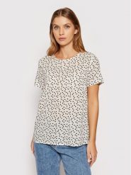 United Colors Of Benetton Bluzka 5OA95QBA4 Beżowy Regular Fit. Brązowe bluzki United Colors of Benetton, xs, bez wzorów, z bawełny, bez kołnierzyka, bez ramiączek. Za 119.99 zł.