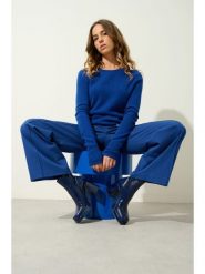 AUTHENTIC CASHMERE Kaszmirowy sweter "Ivy" w kolorze niebieskim rozmiar: L. Niebieskie swetry AUTHENTIC CASHMERE, l, bez wzorów, z kaszmiru, bez ramiączek. Za 424.06 zł.