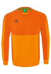 Bluza 565 Erima Six Wings Pomarańczowa Junior. Brązowe bluzy Erima, bez wzorów, z bawełny, bez kaptura. Za 267.99 zł.