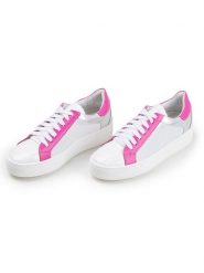 Anna Morellini Skórzane sneakersy "Ginelia" w kolorze białym rozmiar: 40. Białe trampki Anna Morellini, bez wzorów, bez zapięcia. Za 325.03 zł.