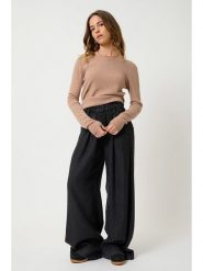 AUTHENTIC CASHMERE Kaszmirowy sweter "Epéna" w kolorze jasnobrązowym rozmiar: L. Brązowe swetry AUTHENTIC CASHMERE, l, bez wzorów, z kaszmiru, bez ramiączek. Za 347.99 zł.