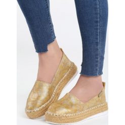 Żółte Espadryle Free Mind. Żółte espadryle Born2be, bez wzorów, bez obcasa, bez zapięcia. Za 59.99 zł.