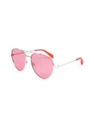 Polaroid Damskie okulary przeciwsłoneczne w kolorze srebrno-jasnoróżowym rozmiar: 59. Różowe okulary przeciwsłoneczne Polaroid, bez wzorów, z tworzywa sztucznego. Za 104.95 zł.