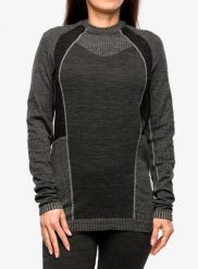 Bluza termoaktywna damska La Sportiva Wool70 Tech Longsleeve. Szare bluzy La Sportiva, l, bez wzorów, ze skóry, bez kaptura. Za 417.99 zł.