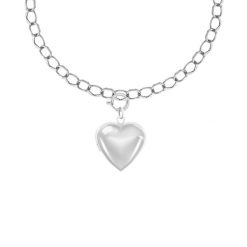 Naszyjnik z posrebrzanym Puzderkiem na Łańcuchu No.13. Naszyjniki Lilou, posrebrzane. Za 372.00 zł.