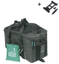BASIL Discovery 365D MIK torba na bagażnik 9L czarna. Czarne torby na ramię BASIL, bez wzorów, z materiału, sportowe, na ramię, bez dodatków. Za 390.95 zł.