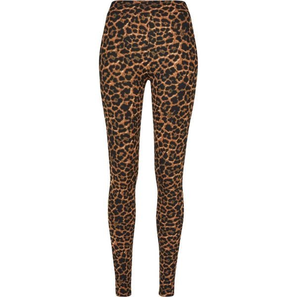 Legginsy damskie Urban Classics Soft AOP GT. Brązowe legginsy Urban Classics, bez wzorów. Za 149.50 zł.