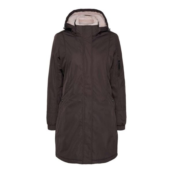 Parka dla kobiet Equipage Jenna. Brązowe parki EQUIPAGE, s, z poliesteru, bez kaptura. Za 719.00 zł.