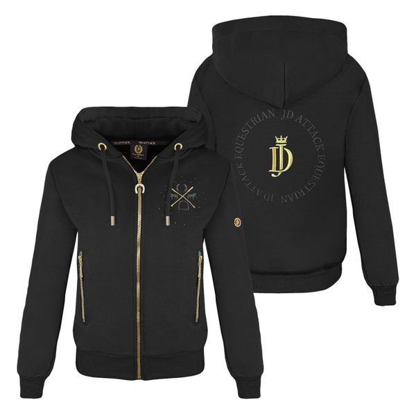 Bluza rozpinana JD ATTACK Holly. Czarne bluzy JD ATTACK, bez wzorów, bez kaptura. Za 239.00 zł.