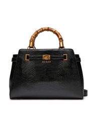 Guess Torebka HWKB95 06060 Czarny. Czarne torebki klasyczne Guess, z aplikacjami, ze skóry, bez dodatków. Za 719.99 zł.