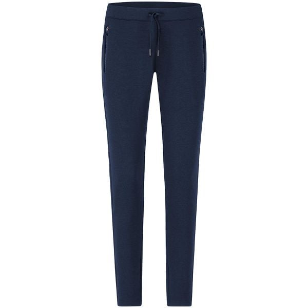Spodnie do biegania Jako Pro Casual. Niebieskie spodnie sportowe JAKO, bez wzorów, z dresówki, do biegania. Za 369.00 zł.