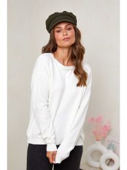 Soft Cashmere Sweter w kolorze kremowym rozmiar: 34/36. Brązowe swetry Soft Cashmere, bez wzorów, bez ramiączek. Za 143.95 zł.