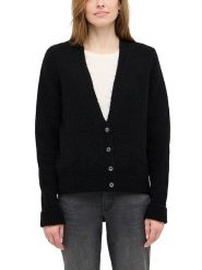 Mustang Kardigan w kolorze czarnym rozmiar: XL. Czarne kardigany Mustang, xl, bez wzorów, ze splotem. Za 201.08 zł.