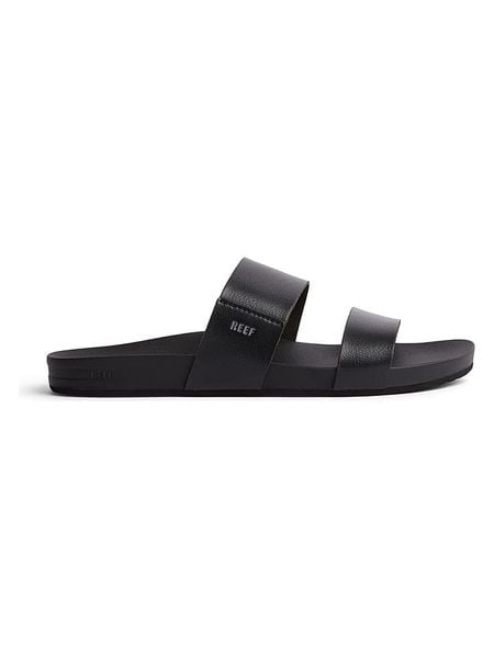 Reef Klapki "Cushion Vista" w kolorze czarnym rozmiar: 40. Czarne klapki Reef, bez wzorów, z otwartym noskiem, bez obcasa. Za 164.95 zł.