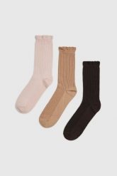 Skarpety 3-pack. Skarpety MOODO, bez wzorów, z bawełny. Za 39.99 zł.