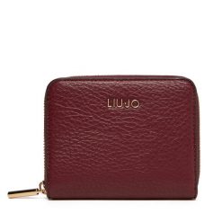 Duży Portfel Damski Liu Jo. Czerwone portfele Liu Jo, bez wzorów. Za 269.99 zł.