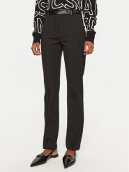 Lola Casademunt by Maite Spodnie materiałowe MF2414004 00N Czarny Regular Fit. Czarne spodnie materiałowe Lola Casademunt by Maite, xl, bez wzorów, z materiału. Za 349.99 zł.