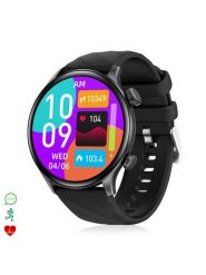 DAM Smartwatch "ZW63" w kolorze czarnym rozmiar: onesize. Czarne zegarki DAM, metalowe. Za 429.95 zł.