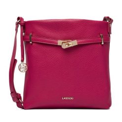 Torebka Lasocki. Czerwone listonoszki Lasocki, bez wzorów, bez dodatków. Za 169.99 zł.
