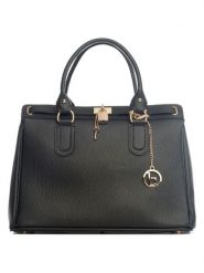 Lia Biassoni Skórzana torebka "Nure" w kolorze czarnym - 36 x 28 x 18 cm rozmiar: onesize. Czarne torby na ramię Lia Biassoni, bez wzorów, z materiału, przez ramię, bez dodatków. Za 304.99 zł.