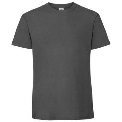 Koszulka Unisex Dla Dorosłych Iconic 195. Zielone bluzki FRUIT OF THE LOOM, bez wzorów, sportowe, bez kołnierzyka, bez ramiączek. Za 41.99 zł.