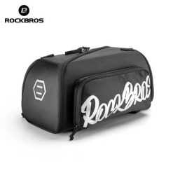 Torba na bagażnik, sakwa jednoczęściowa Rockbros 30140113001 A37-1. Czarne torby na ramię ROCKBROS, bez wzorów, z materiału, biznesowe, na ramię, duże, bez dodatków. Za 96.99 zł.
