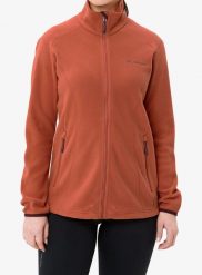 Bluza polarowa damska Vaude Rosemoor Fleece Jacket II. Czerwone bluzy Vaude, m, bez wzorów, z materiału, bez kaptura. Za 274.99 zł.