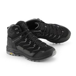 Buty wysokie trekkingowe unisex Alpine Pro Crede Vibram. Czarne trekkingi Alpine Pro, trekkingowe. W wyprzedaży za 699.00 zł.