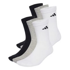 Skarpety Cushioned Crew 6 Pairs. Białe skarpety Adidas, bez wzorów. Za 99.95 zł.