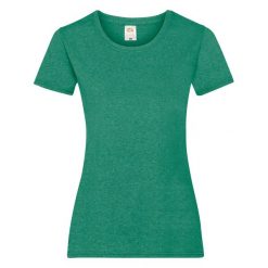 Koszulka Damska Valueweight. Zielone bluzki FRUIT OF THE LOOM, xl, bez wzorów, sportowe, bez kołnierzyka, bez ramiączek. Za 35.99 zł.