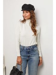 Soft Cashmere Golf w kolorze kremowym rozmiar: 38/40. Brązowe golfy Soft Cashmere, bez wzorów, z kaszmiru, bez ramiączek. Za 83.62 zł.