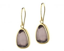 Złote kolczyki z kryształami. Żółte kolczyki Apart, złote. Za 759.00 zł.