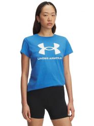 Under Armour Koszulka sportowa w kolorze niebieskim rozmiar: XXL. Niebieskie koszulki sportowe Under Armour, bez wzorów, z materiału, bez ramiączek, outdoorowe. Za 66.00 zł.
