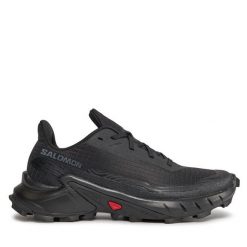 Buty do biegania Salomon. Czarne obuwie sportowe Salomon, bez zapięcia, do biegania. Za 399.99 zł.