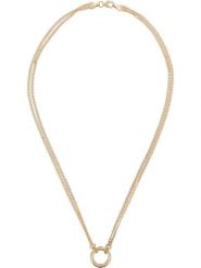 CARATELLI Złoty naszyjnik "Round" z elementem ozdobnym - dł. 41 cm rozmiar: onesize. Żółte naszyjniki CARATELLI, złote. Za 2,086.56 zł.