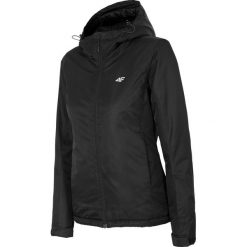 Kurtka narciarska damska KUDN301Z - czarny. Czarne kurtki narciarskie 4f, m, bez wzorów, z materiału, z kapturem, narciarskie. W wyprzedaży za 149.99 zł.