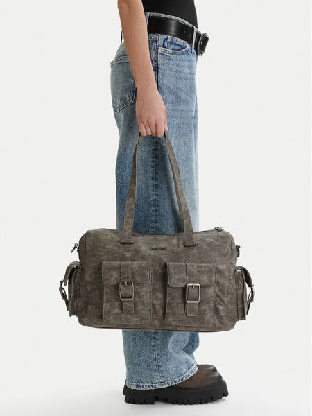 G-Star Raw Torebka EO-LDA8482C Szary. Szare torebki klasyczne G-Star Raw, bez wzorów, z materiału, bez dodatków. Za 173.99 zł.