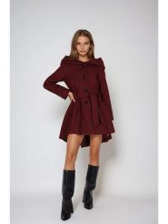 Steve Madden Płaszcz przejściowy w kolorze czerwonym rozmiar: L. Czerwone płaszcze Steve Madden, l, bez wzorów, z tkaniny, bez kaptura. Za 304.56 zł.