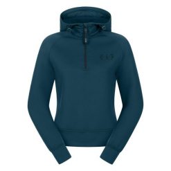 Damska bluza z kapturem ELT Regensburg. Niebieskie bluzy ELT, uniwersalny, bez wzorów, z materiału, z kapturem. Za 288.50 zł.