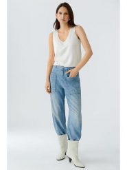 Oui Top w kolorze białym rozmiar: 44. Białe topy Oui, bez wzorów, bez kołnierzyka, bez ramiączek. Za 152.99 zł.