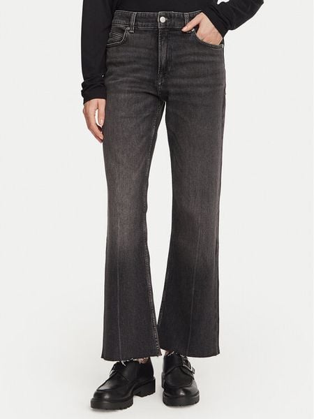 BOSS Jeansy Angela 50564444 Szary ciemny Regular Fit. Szare jeansy Boss, bez wzorów. Za 445.99 zł.