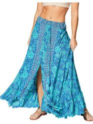 Ipanima Spódnica w kolorze turkusowo-niebieskim rozmiar: 34-40. Niebieskie spódnice Ipanima, bez wzorów, klasyczne, maxi. Za 65.99 zł.