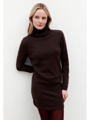 More & More Sukienka dzianinowa w kolorze ciemnobrązowym rozmiar: 36. Brązowe sukienki More & More, na co dzień, bez wzorów, z dzianiny, bez kołnierzyka, bez ramiączek, mini, proste. Za 214.19 zł.
