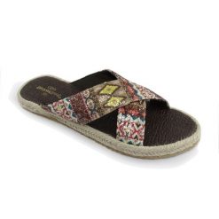 Sandały Kobieta Brasileras Palec Beżowy antypoślizgowymi gumowymi podeszwami. Brązowe sandały Brasileras, bez wzorów, z gumy, sportowe, bez obcasa, bez zapięcia. Za 82.99 zł.